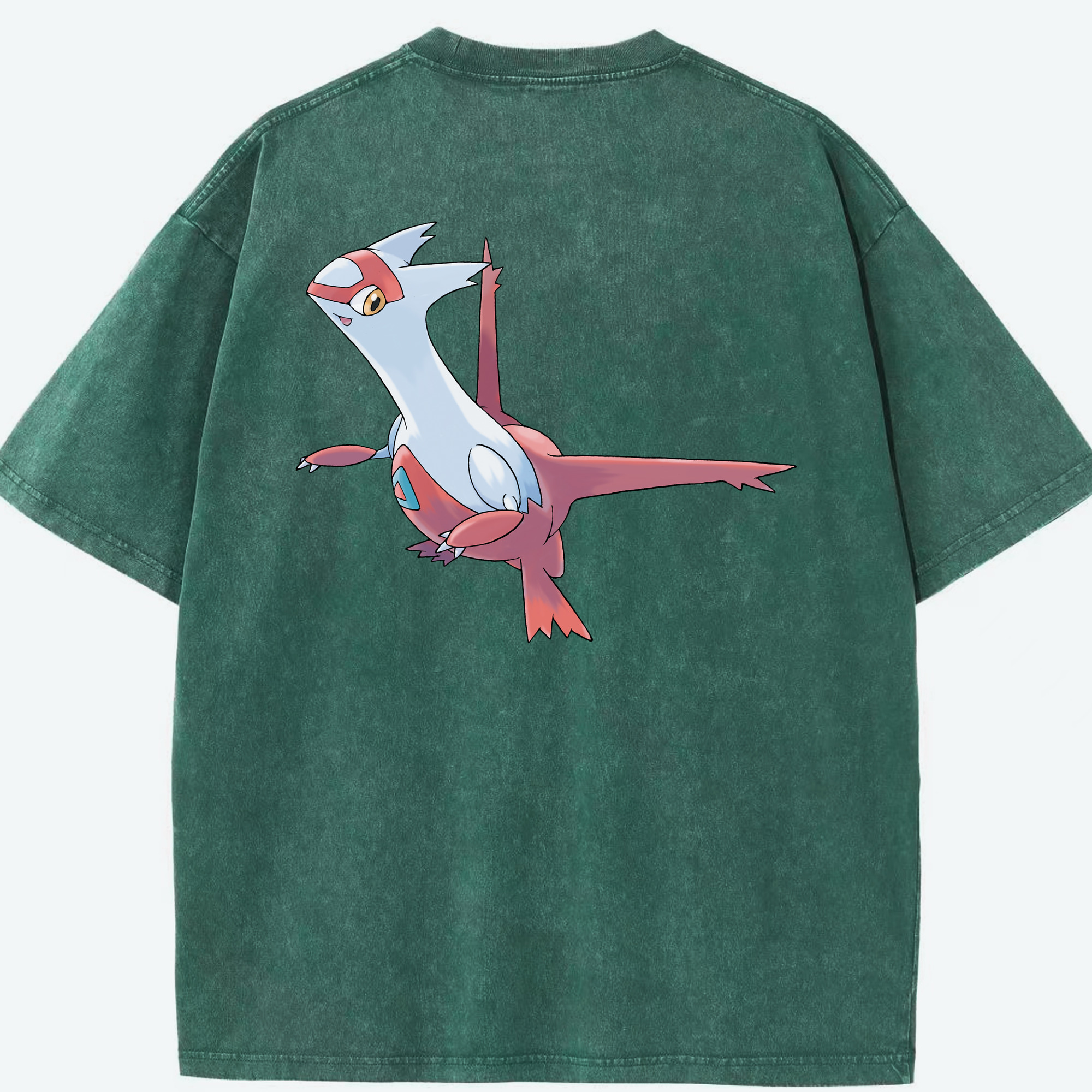 （画像用） ポケットモンスター Pokémon 綿100% ヴィンテージ風 半袖Tシャツ（背面プリント）